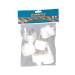 Zenith Plug Adaptor - 5 Piece Value Pack, assorted